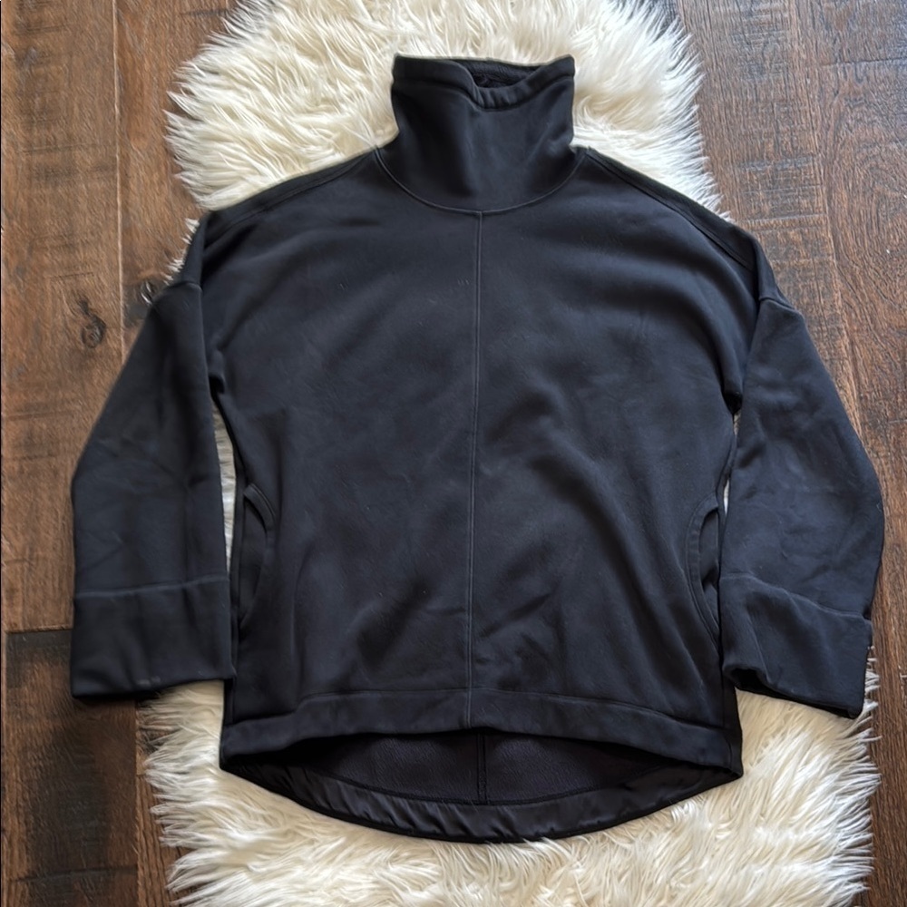Black Athleta Turtleneck Pullover
